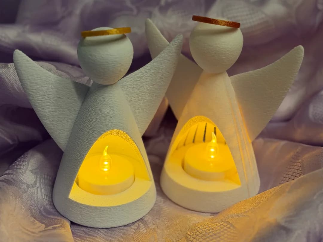 Anjo Porta-Vela com Auréola