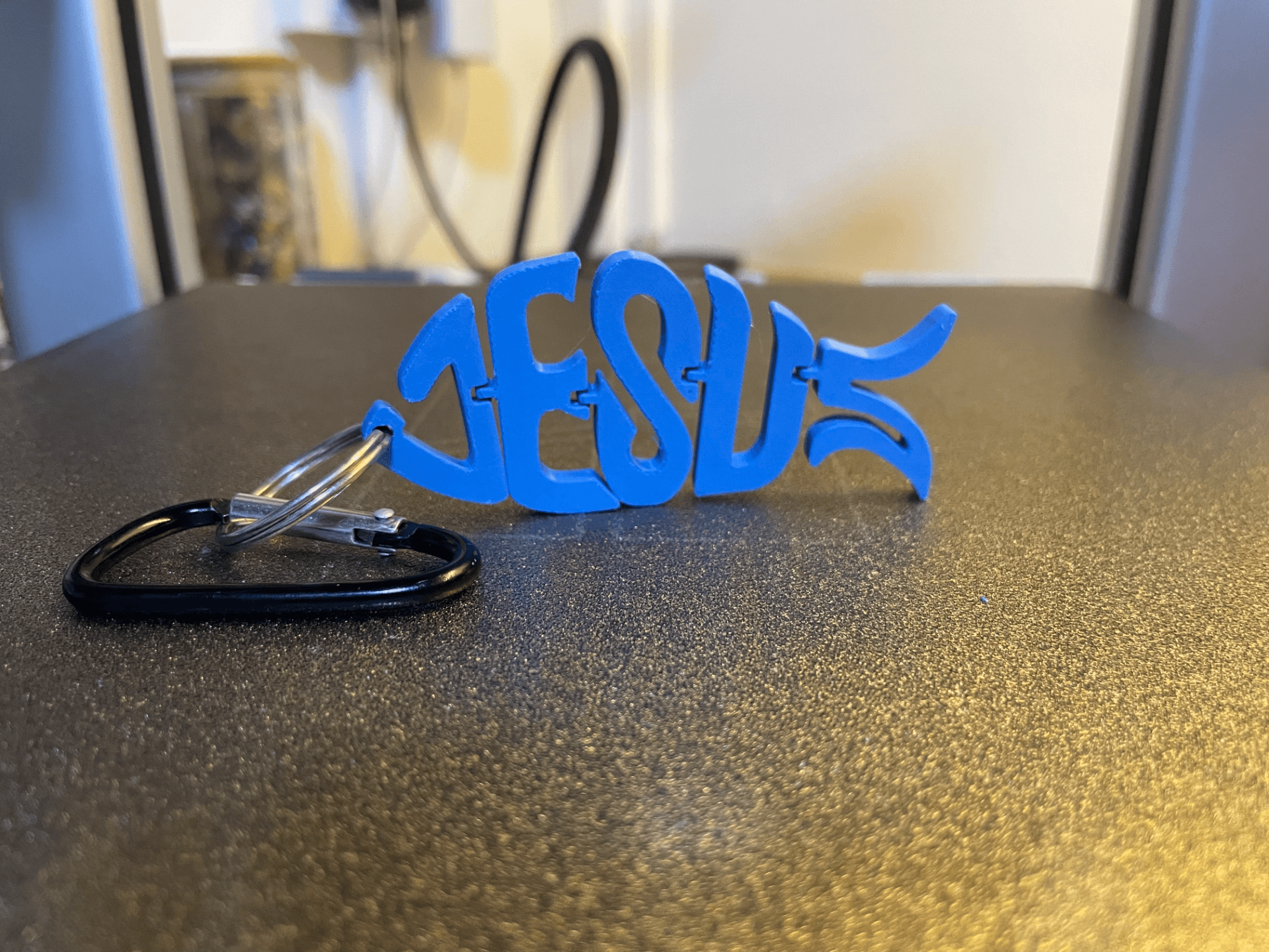 Chaveiro Artesanal Flexi Jesus