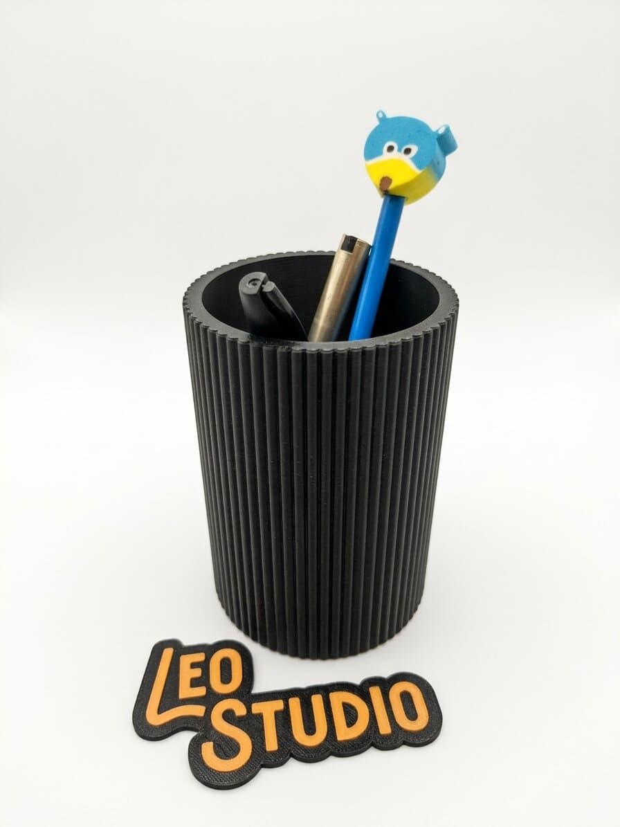 Porta-Lápis Moderno impresso em 3D